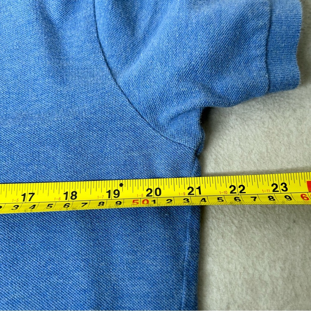 Polo Ralph Lauren Men’s 100% Cotton Blue Polo Shirt size M - Picture 4 of 6